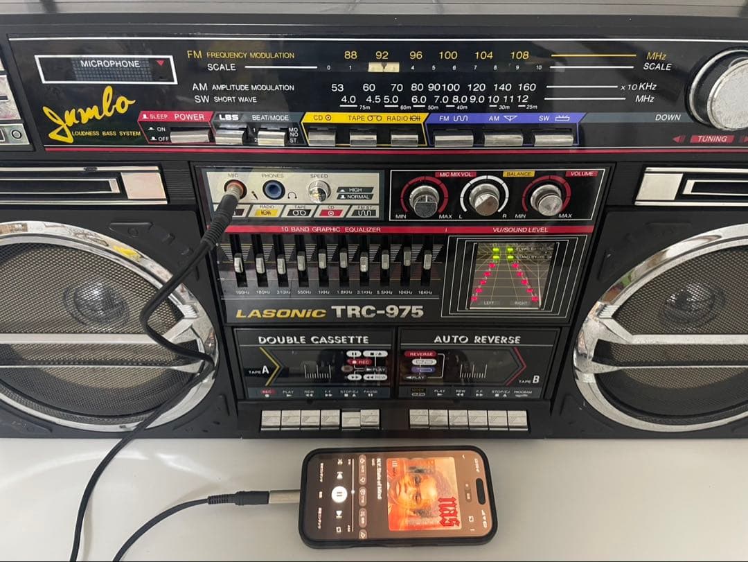 LASONIC TRC-975 ラソニック　ラジカセ