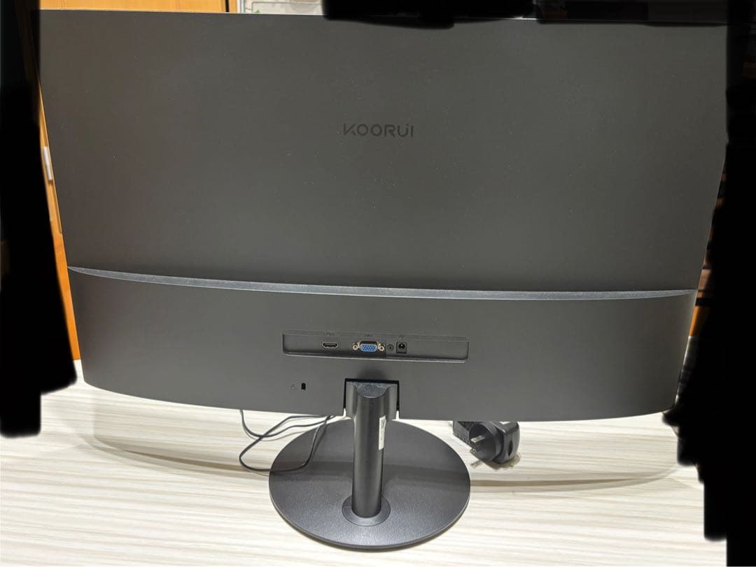 KOORUI ゲーミングモニター 湾曲 27インチ 美品