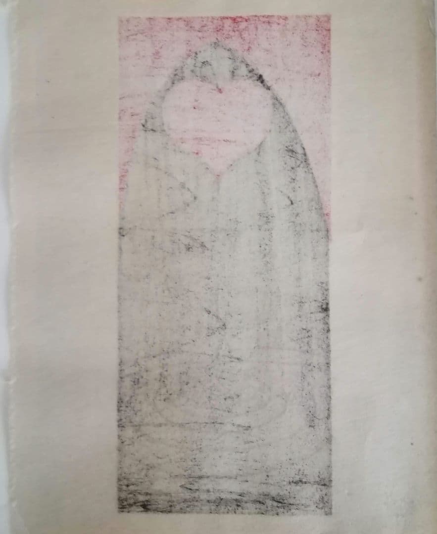 逸品　木版画　絵封筒　レア物未裁断　京都京極さくら井屋　大正ロマン　アンティーク