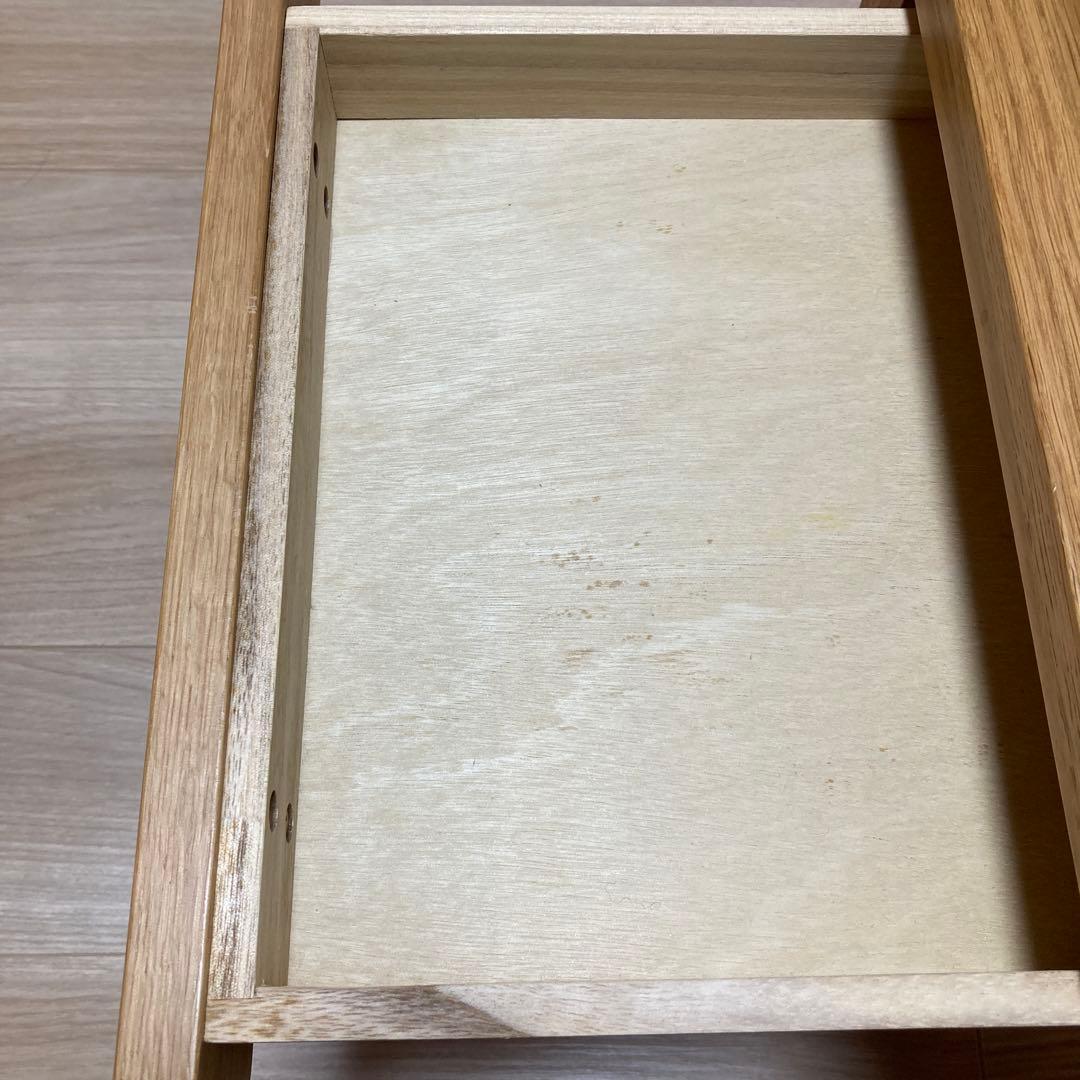 【最終値下げ】ローテーブル 無印良品タモ材木製テーブル 天然木 ナチュラル