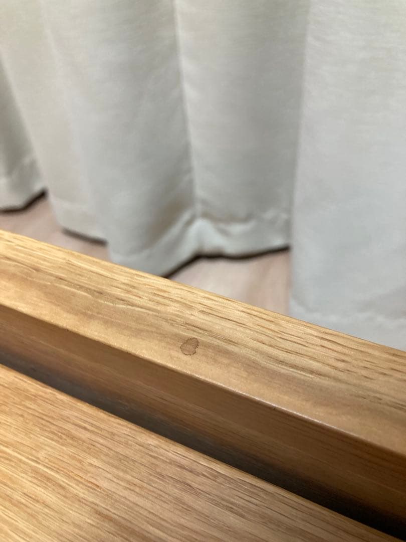 【最終値下げ】ローテーブル 無印良品タモ材木製テーブル 天然木 ナチュラル