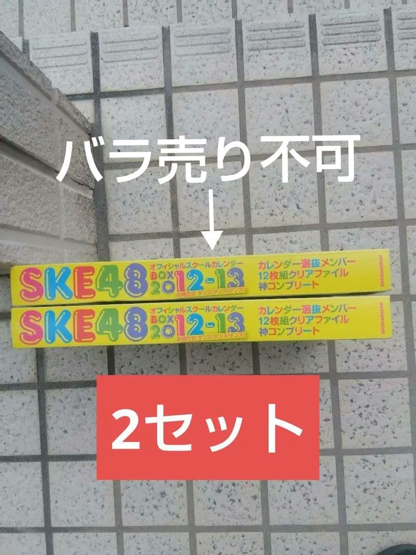 ⭕️未使用品⭕️ SKE48 2012-2013年カレンダー ❇️2セット❇️