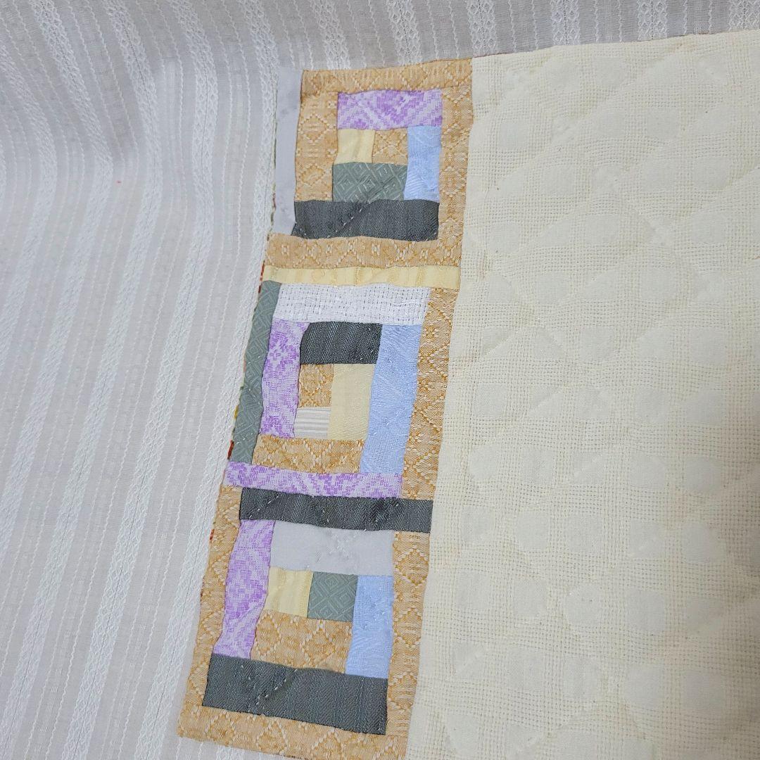 センターラグ１枚&ランチョンマットセット　パッチワーク仕上げ