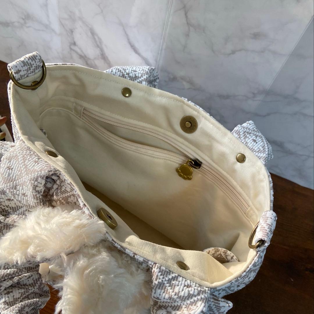 H*U様 コヤンイサムチョン 【フリルバッグ】トートバッグ ハンドメイド