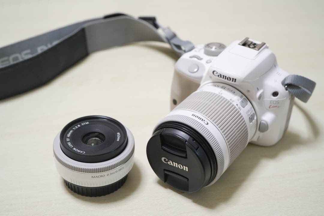 【ジャンク】Canon EOS Kiss X7 ホワイト レンズキット