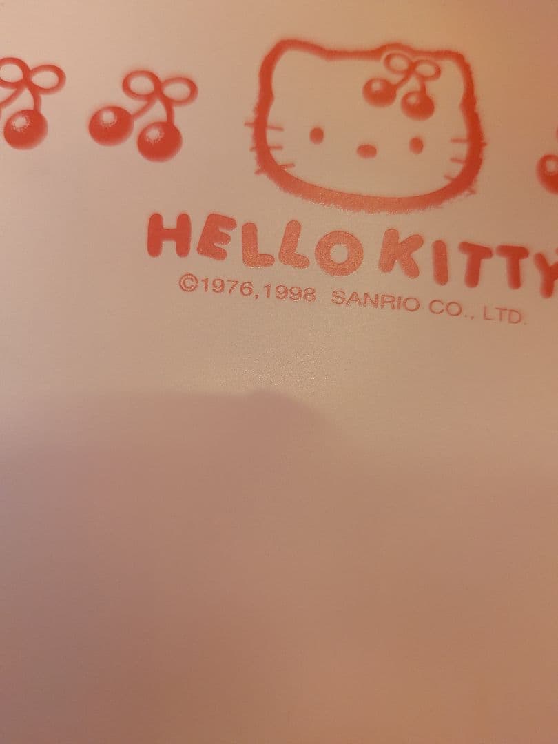 レトロ　ハローキティ　さくらんぼ　ビニールポーチ　1998　激レア　チェリー