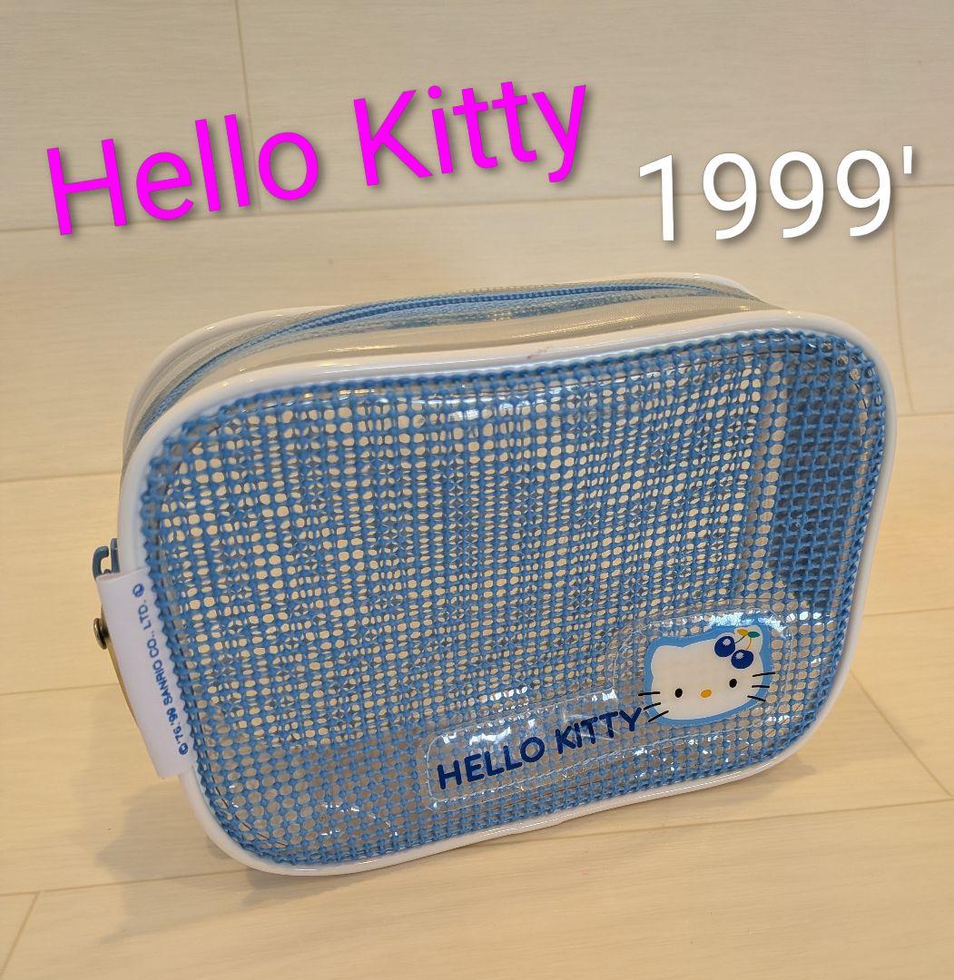 レトロ　ハローキティ　さくらんぼ　ビニールポーチ　1998　激レア　チェリー