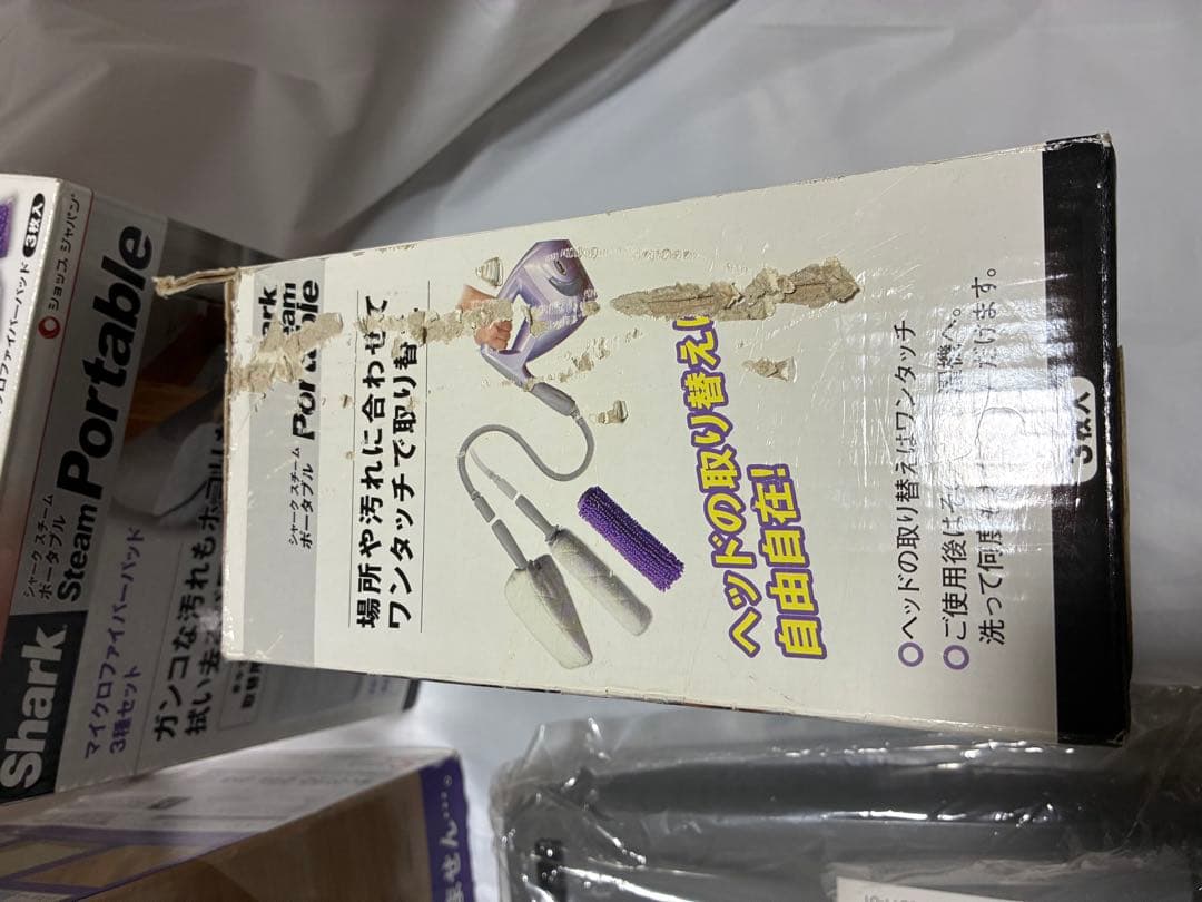 Shark Steam Mop Basic 本体 +マイクロファイバーパッド2箱