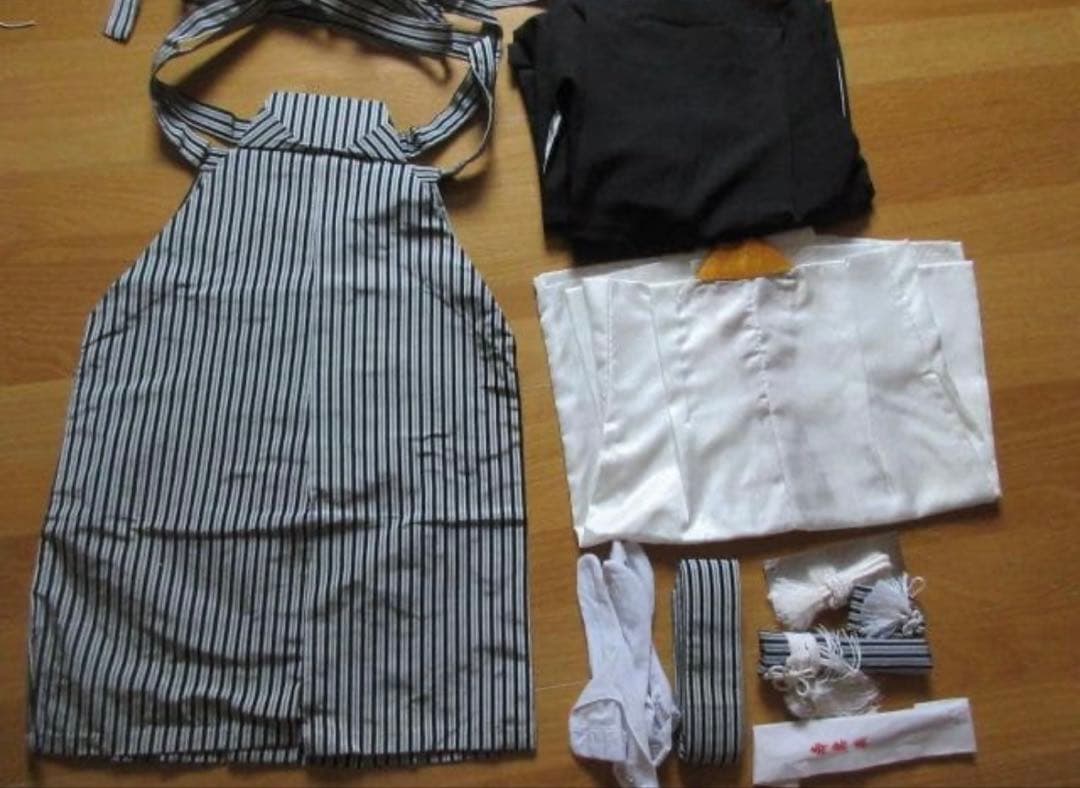 り*読様 753七五三男の子 着物・袴・小物セット 5歳用 フルセット