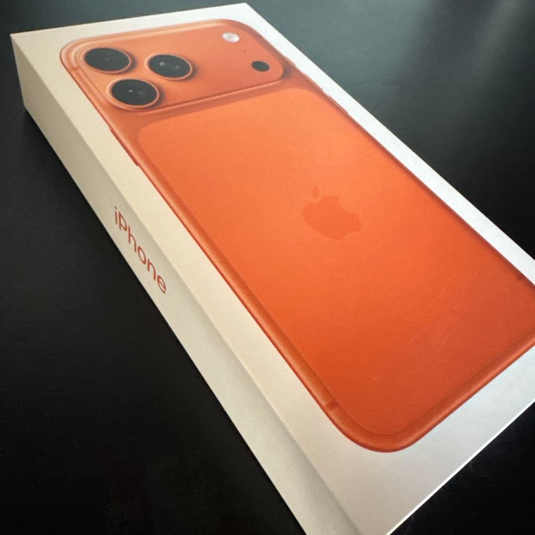 【Apple】新品未開封 iPhone17promax 1TBコズミックオレンジ