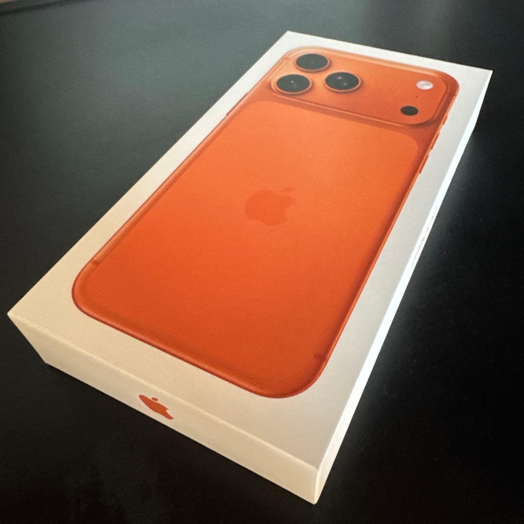 【Apple】新品未開封 iPhone17promax 1TBコズミックオレンジ