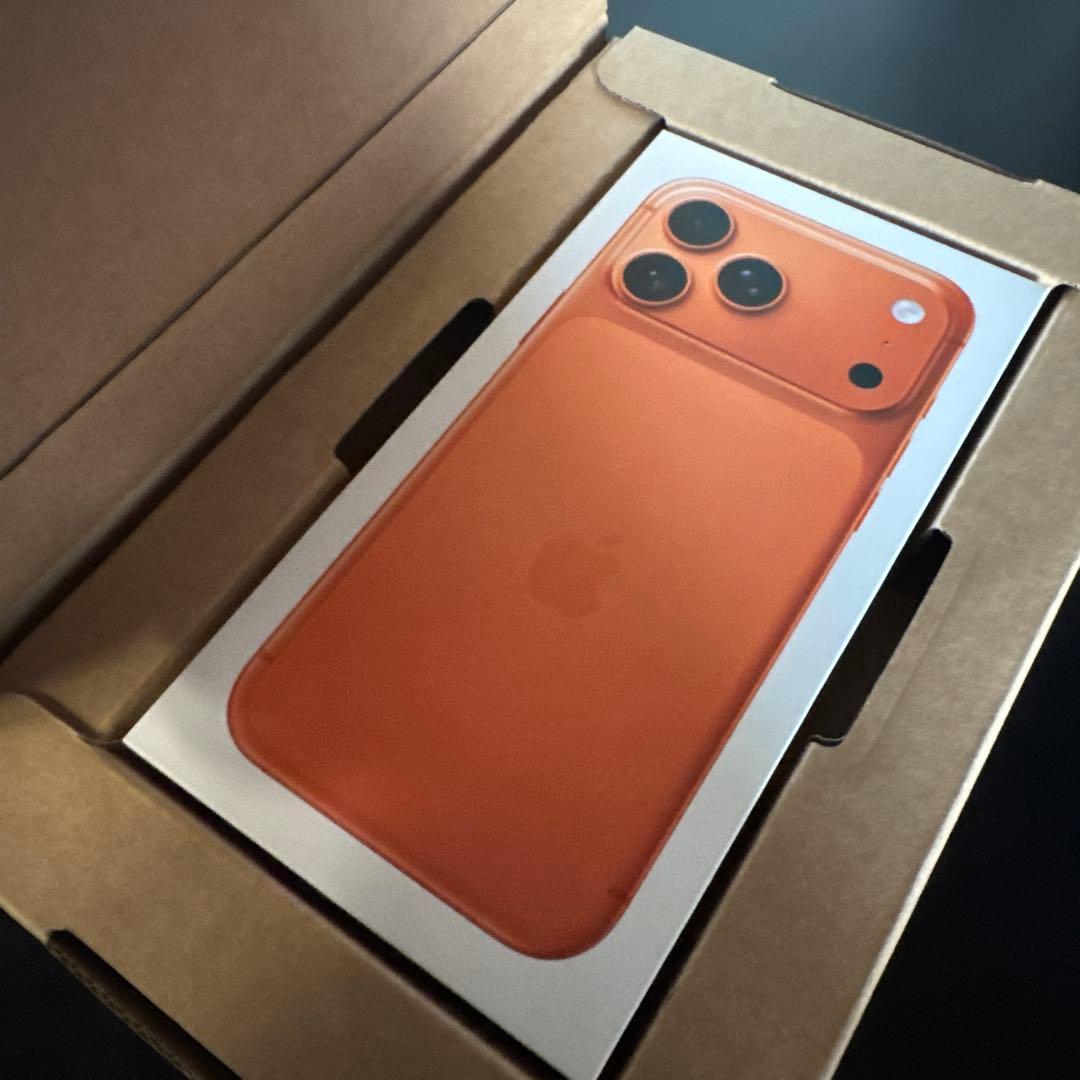 【Apple】新品未開封 iPhone17promax 1TBコズミックオレンジ
