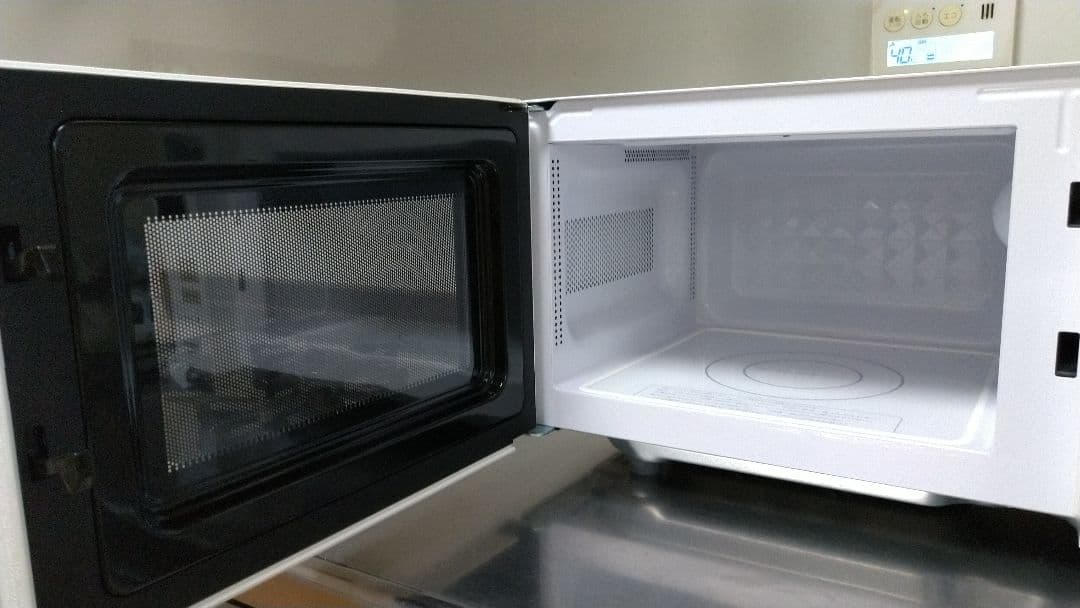 美品 日立 電子レンジ HMR-FS182 取扱説明書付き 単機能 フラット底面