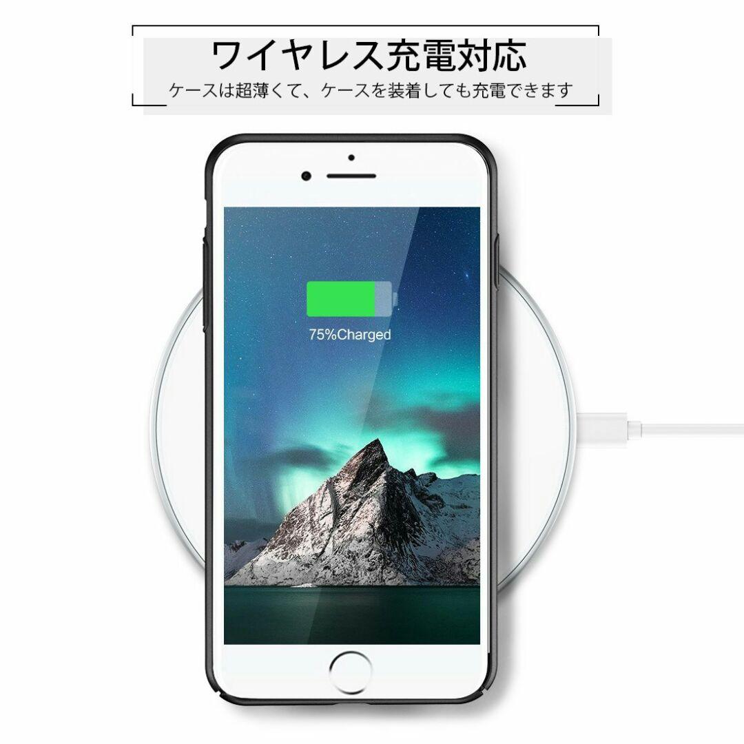 iPhone7 iPhone8 シンプル マット ケース ネイビー