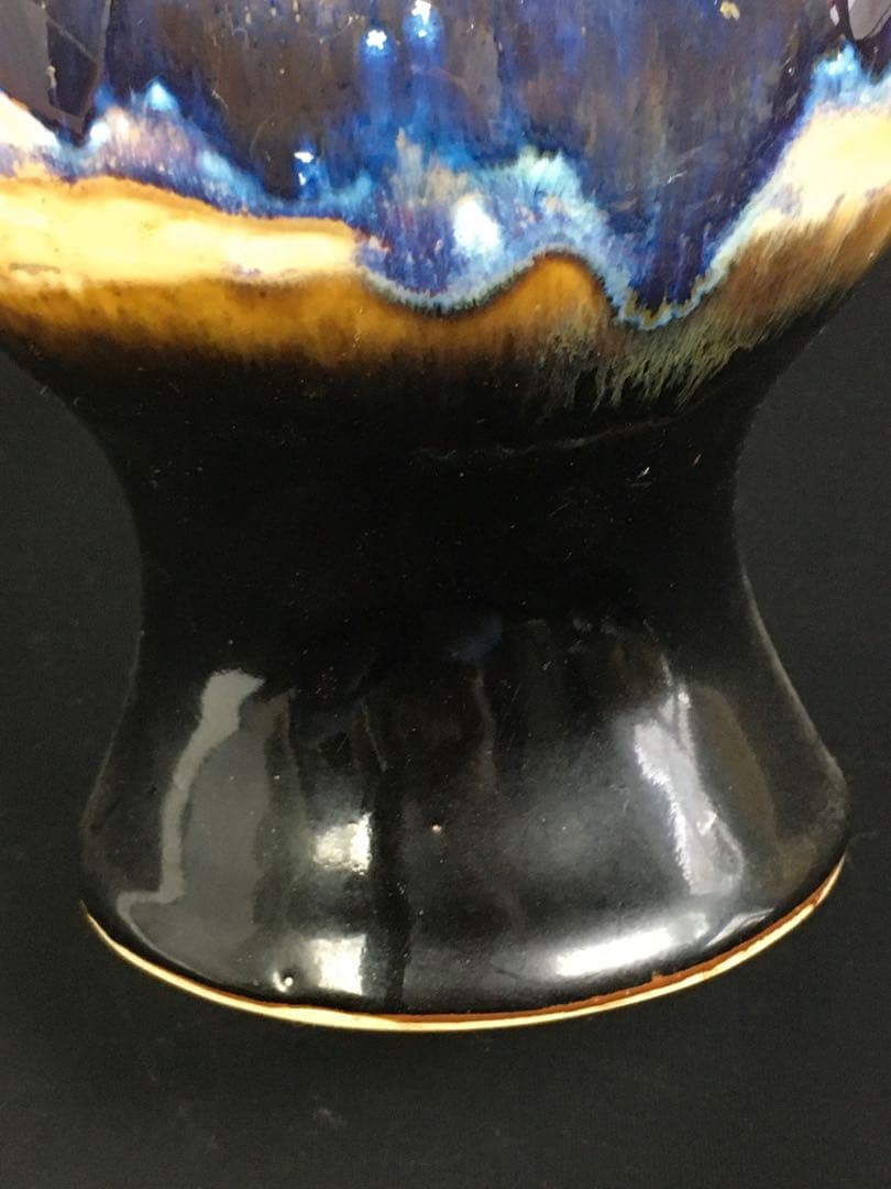 S337青芳人形 砥部焼 念ずれば花ひらく 森元青芳作 置物