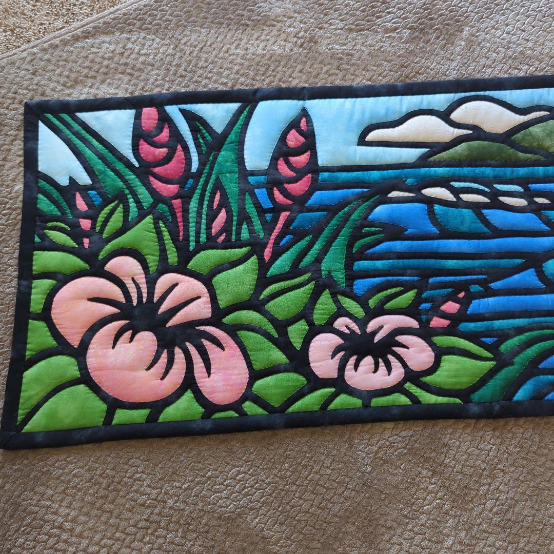 ハワイアンキルトタペストリー