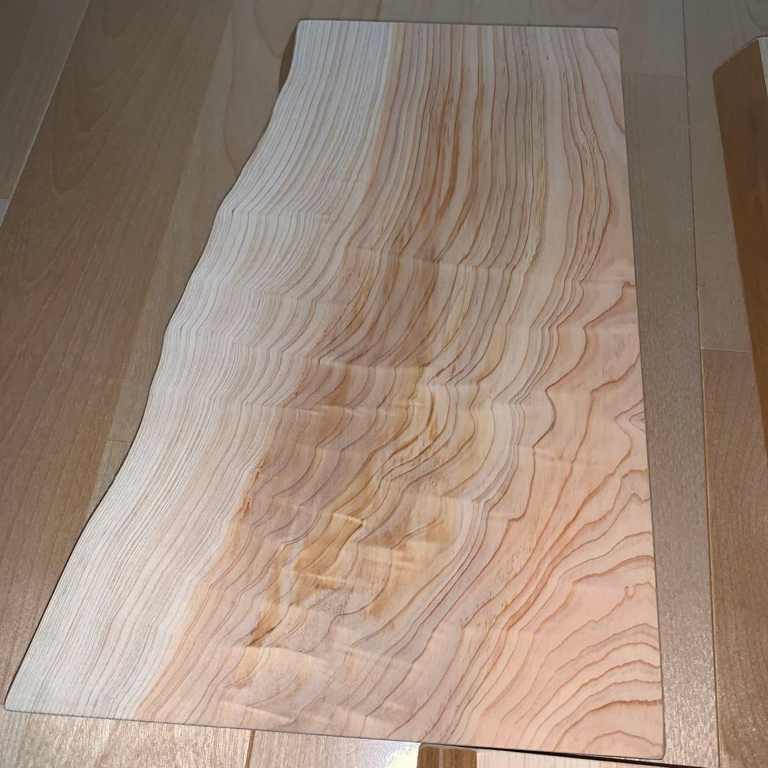 桧　５枚セット品　木材　銘木