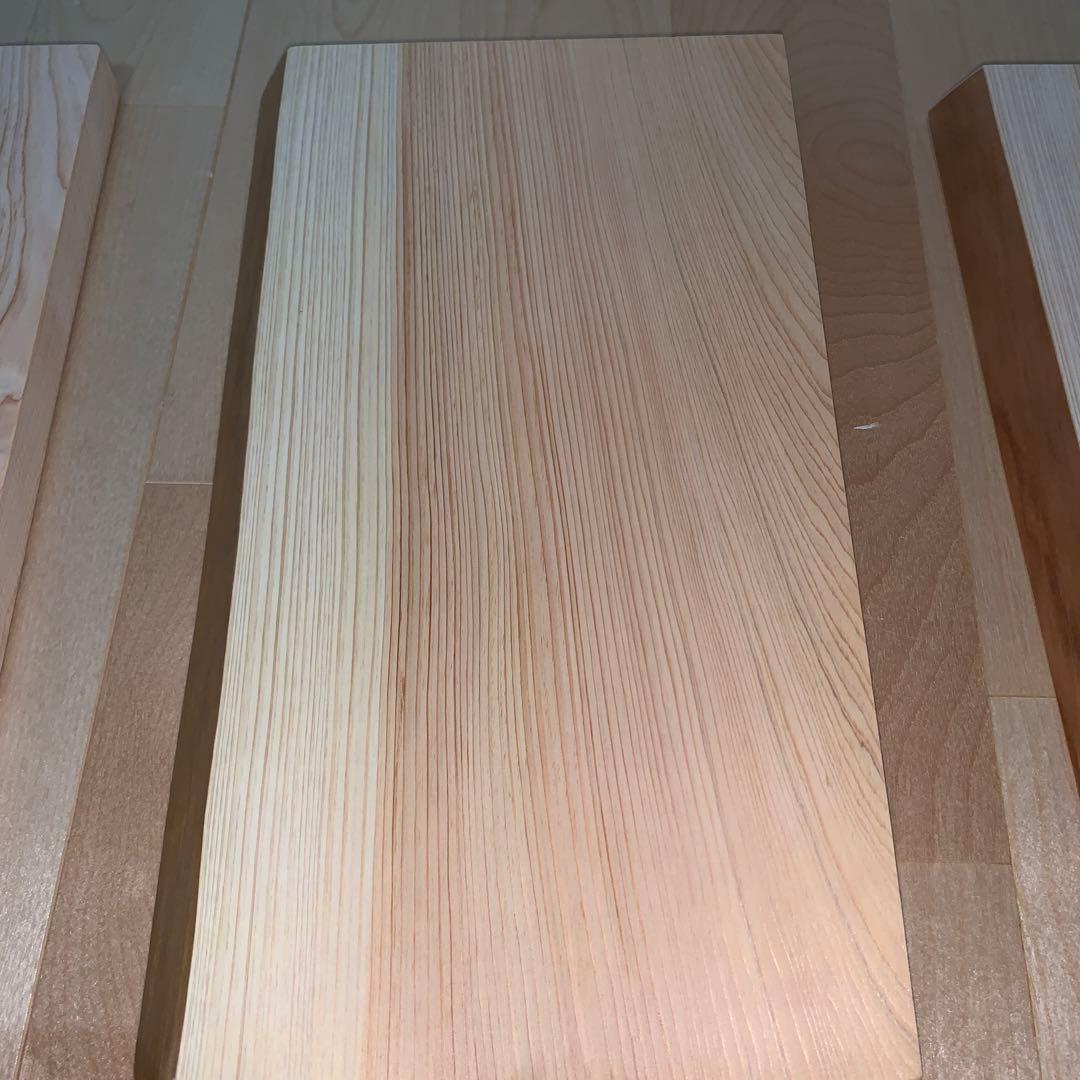 桧　５枚セット品　木材　銘木