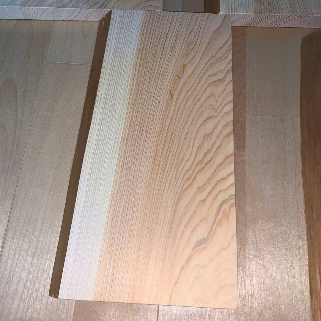 桧　５枚セット品　木材　銘木