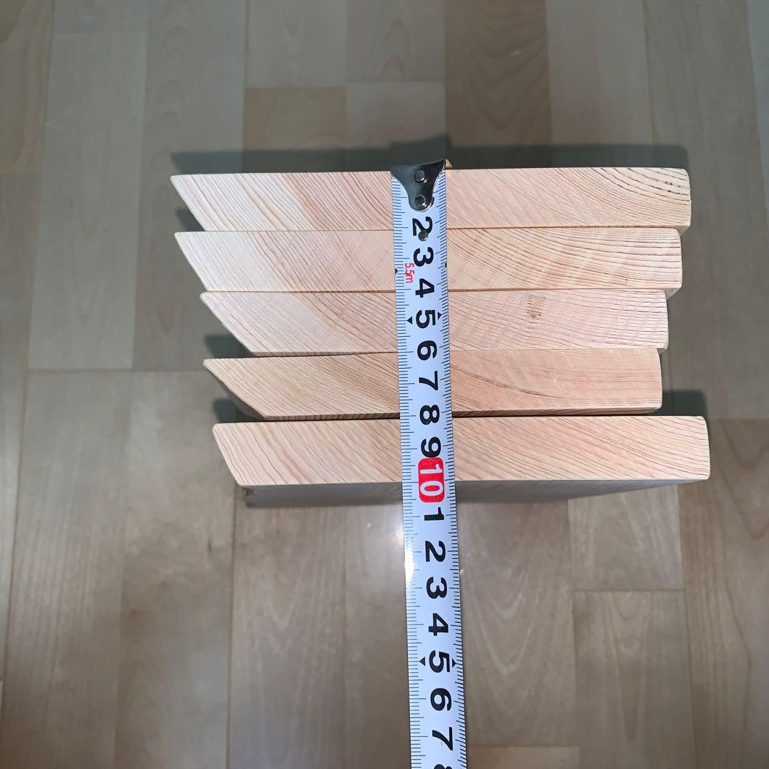 桧　５枚セット品　木材　銘木