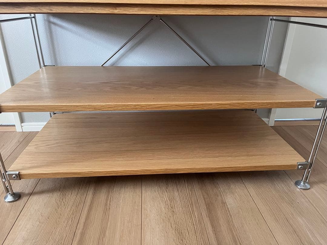 無印良品 スチールユニットシェルフ　ボックス　引き出し　オーク材