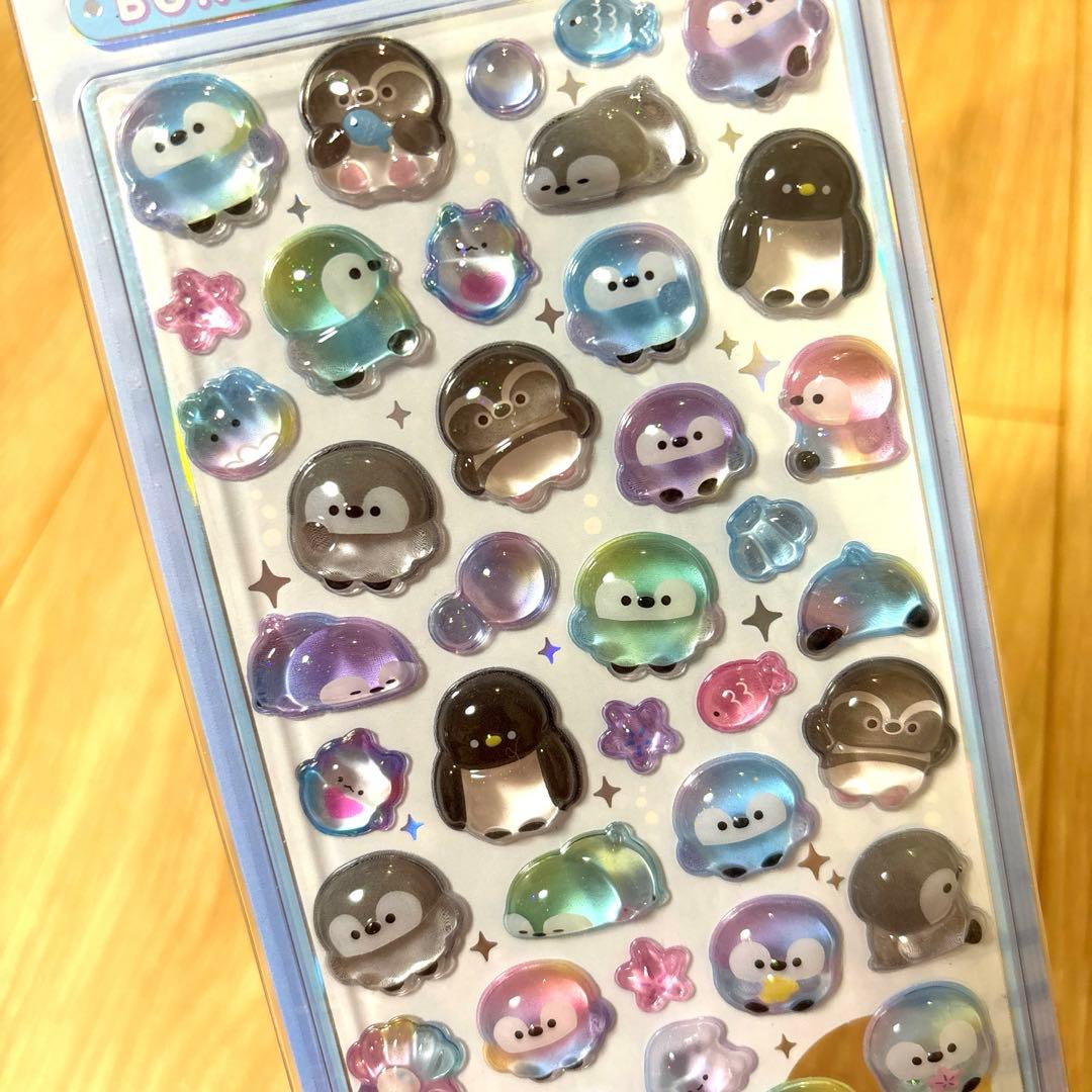 水族館限定ボンボンドロップシール　6枚セット