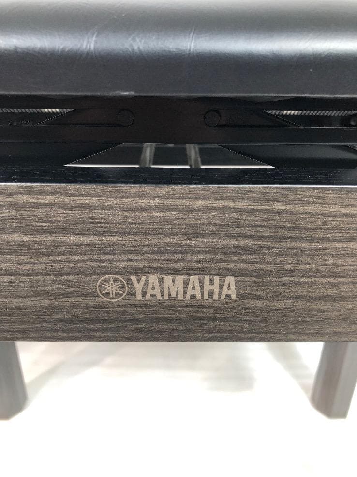※84479※YAMAHAピアノ椅子（ダークウォルナット）★送料無料