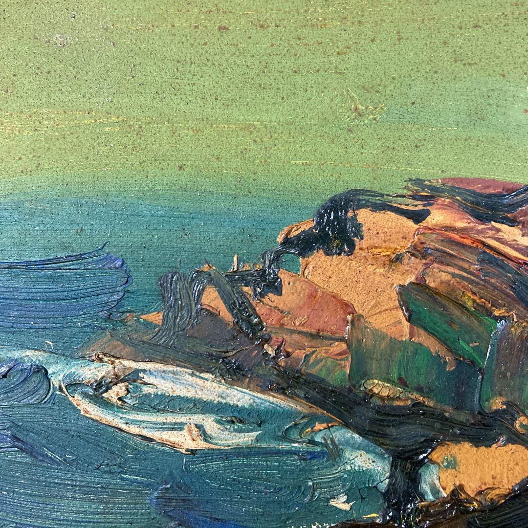 木村一堂　海岸風景