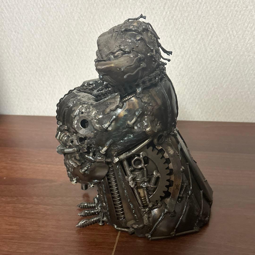 廃材アート　メタルアート　スターウォーズ　ヨーダ