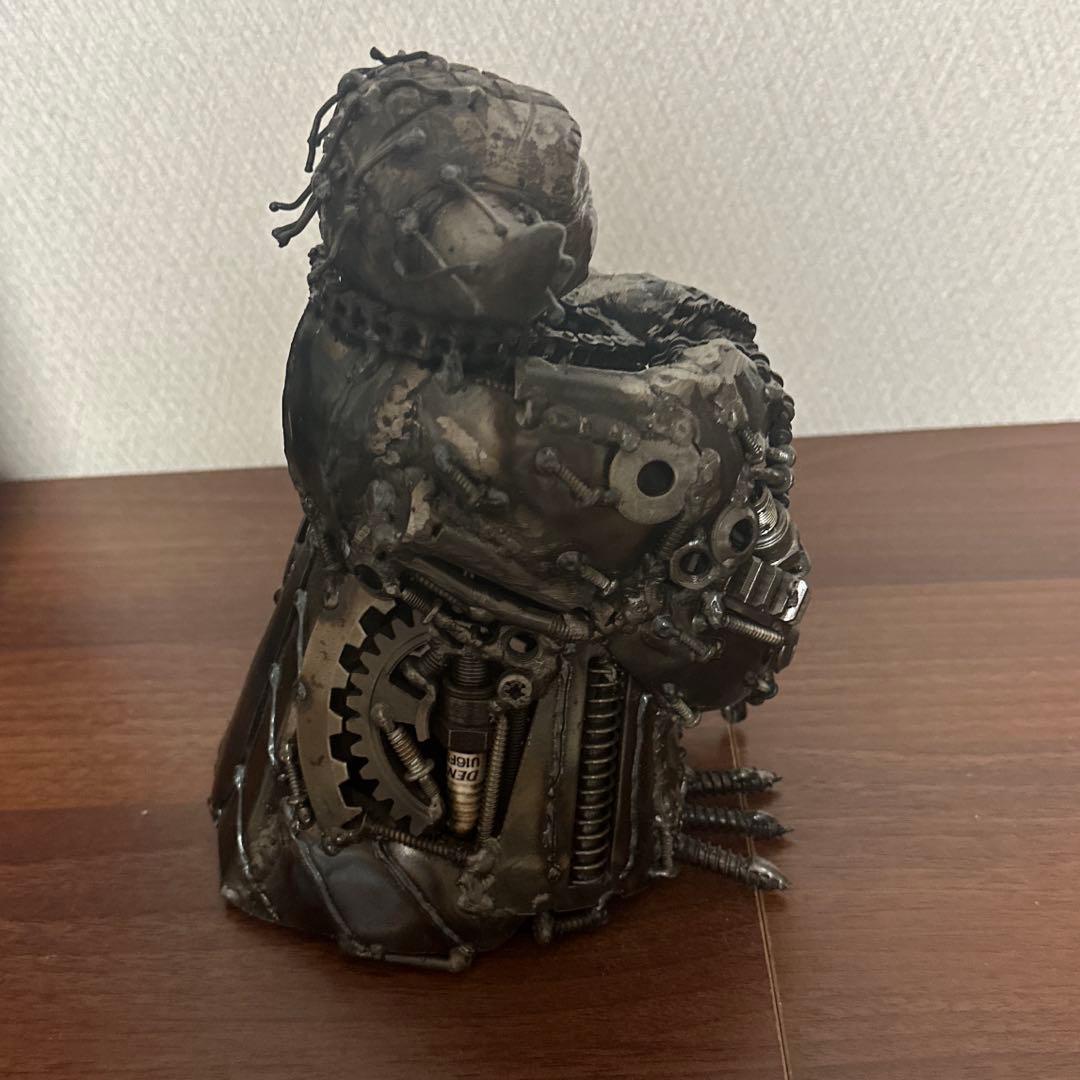 廃材アート　メタルアート　スターウォーズ　ヨーダ