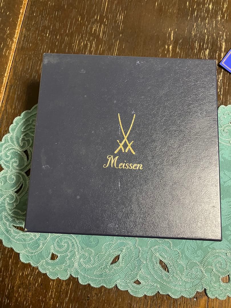 マイセン ブルーオニオン リーフディッシュ