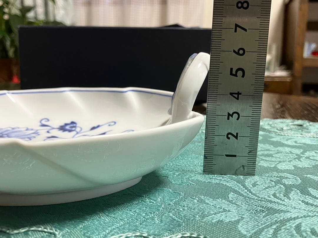 マイセン ブルーオニオン リーフディッシュ