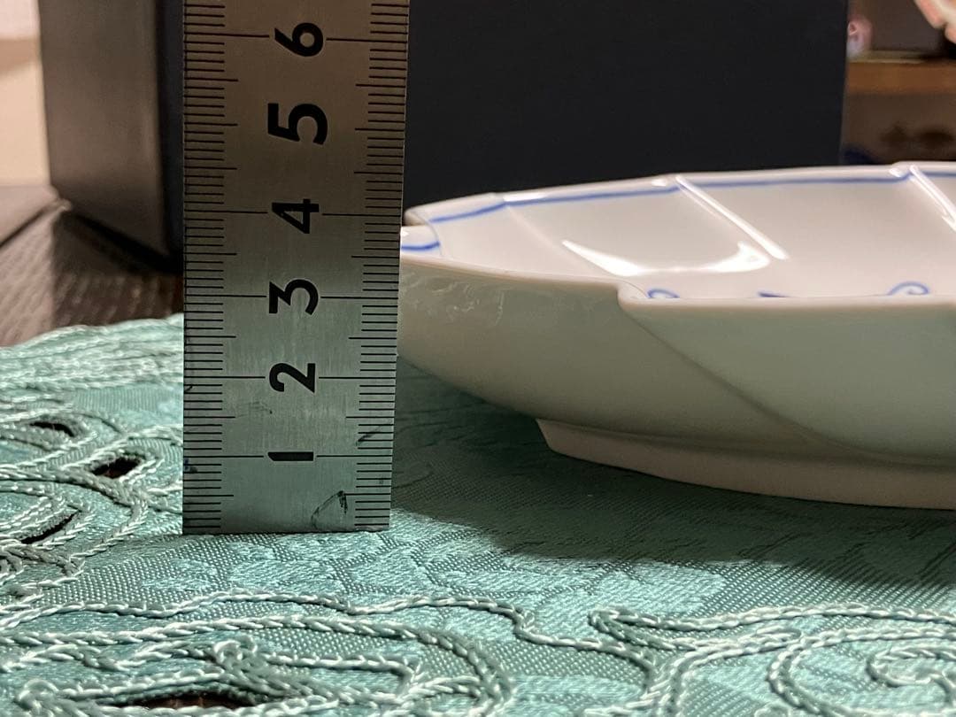 マイセン ブルーオニオン リーフディッシュ