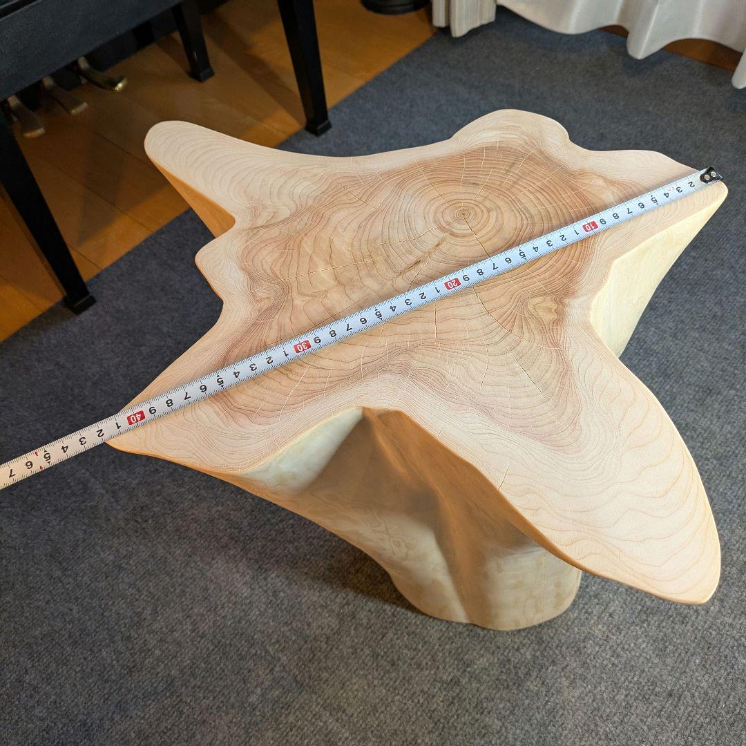 Ai　檜　切り株　丸太　椅子　スツール　 高さ約43.5㎝