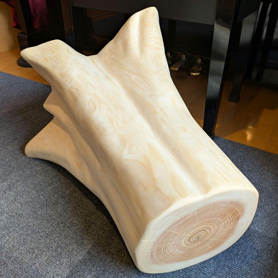 Ai　檜　切り株　丸太　椅子　スツール　 高さ約43.5㎝