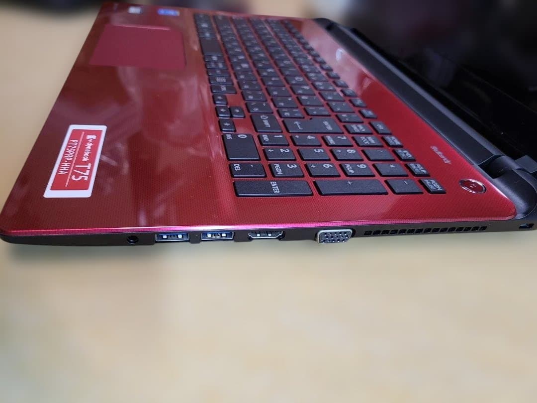 東芝 dynabook T75/PR PT75PR モデナレッド Core i7