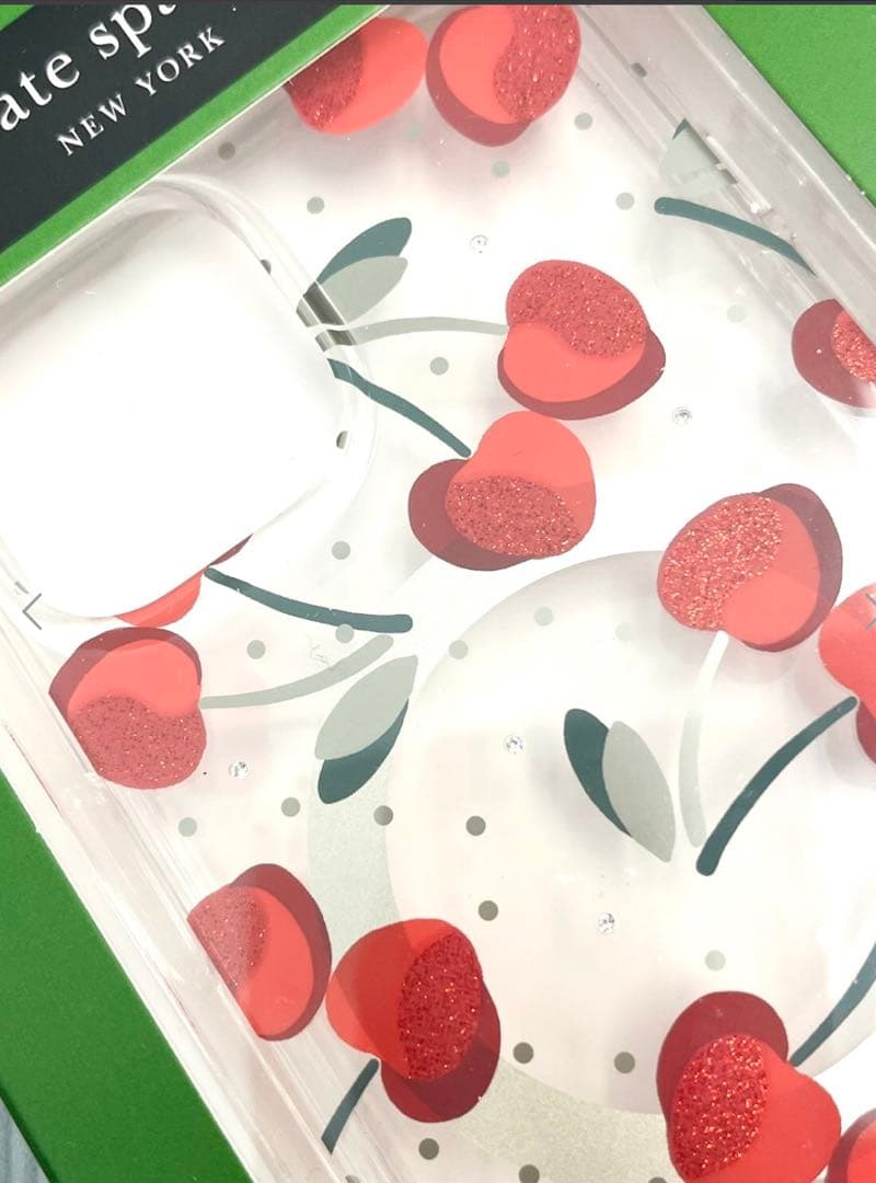 Kate Spade New York iPhoneケース　チェリー