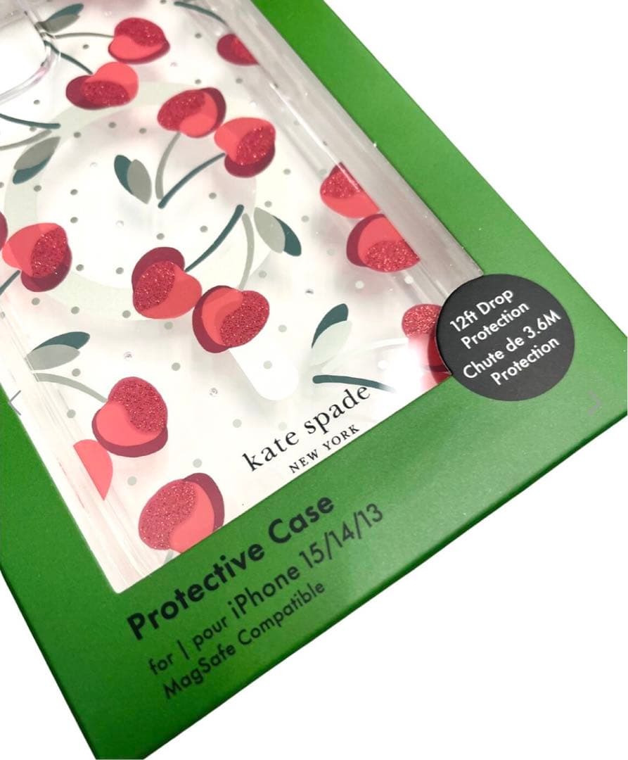 Kate Spade New York iPhoneケース　チェリー