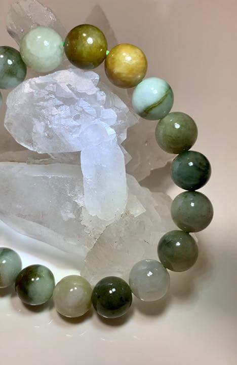 翡翠　ヒスイ　ブレスレット　ミャンマー産