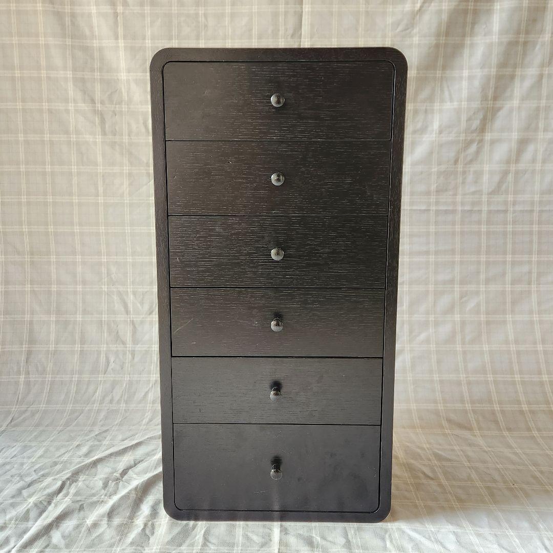 日進木工　NISSIN ブリック・ブロック チェストW700 ブラック　天然木