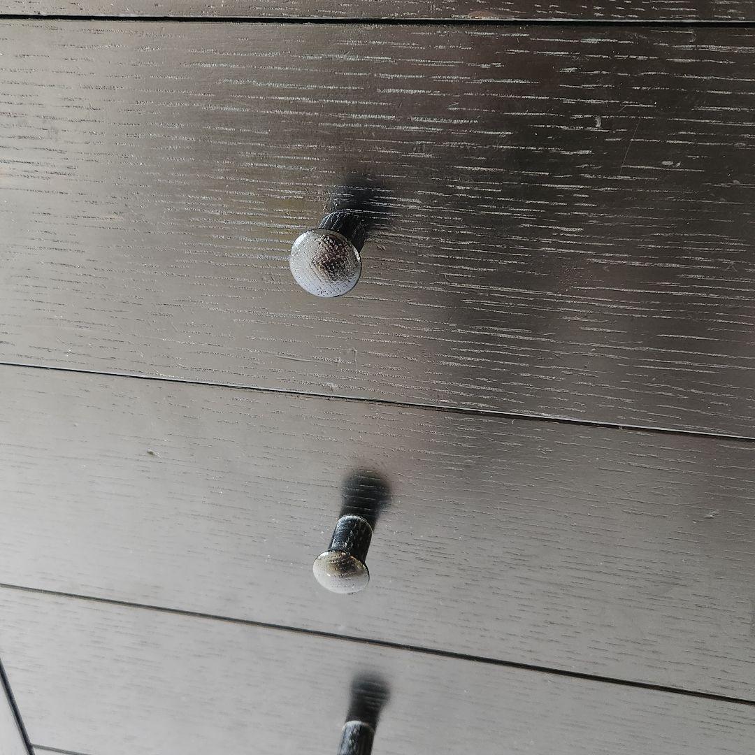 日進木工　NISSIN ブリック・ブロック チェストW700 ブラック　天然木