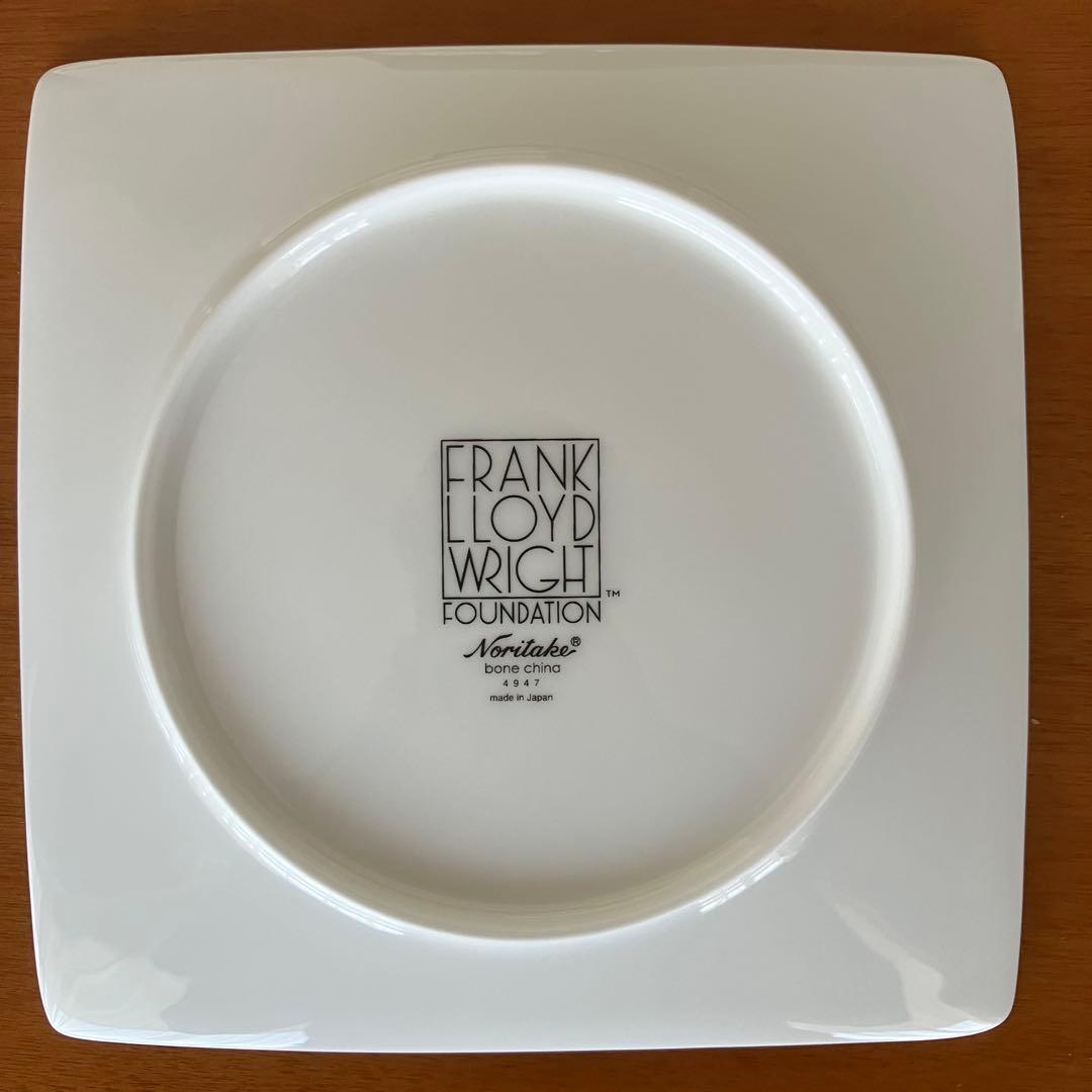 FRANK LLOYD WRIGHT 幾何学模様 スクエアプレート