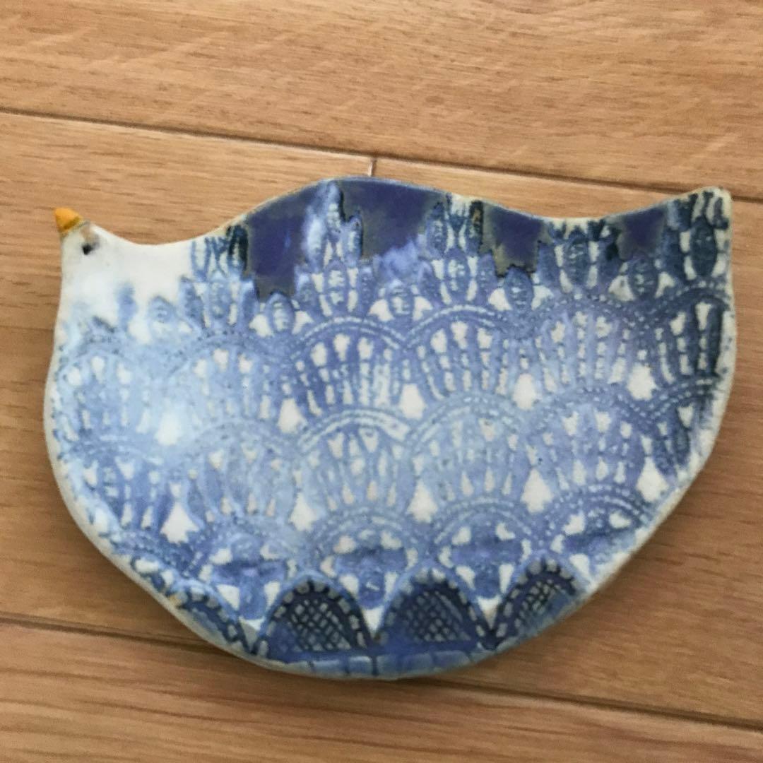 笠間焼　小皿　6枚セット　鳥