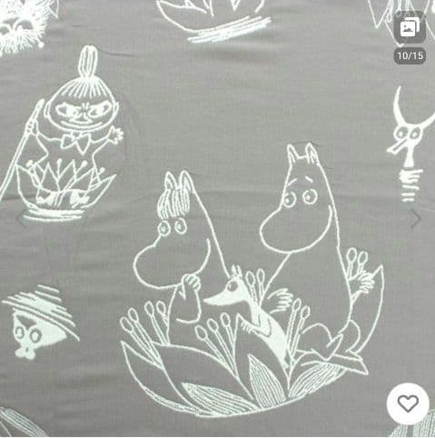 完売品☆新品・未使用☆　ムーミン　6重ガーゼケット　シングル　ベージュ