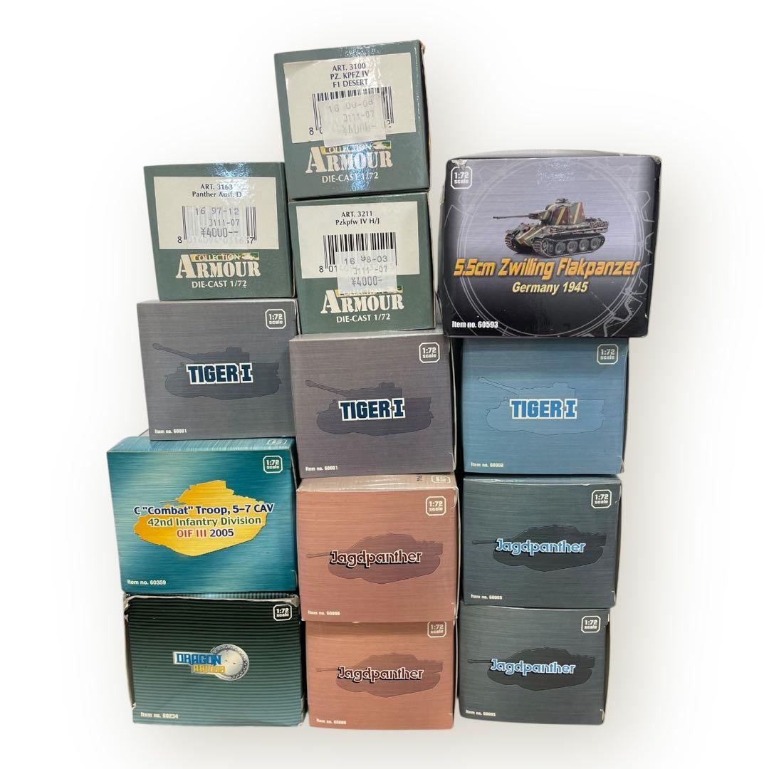 1/72ドラゴンアーマー他/ミニ戦車模型13台おまとめセット♪