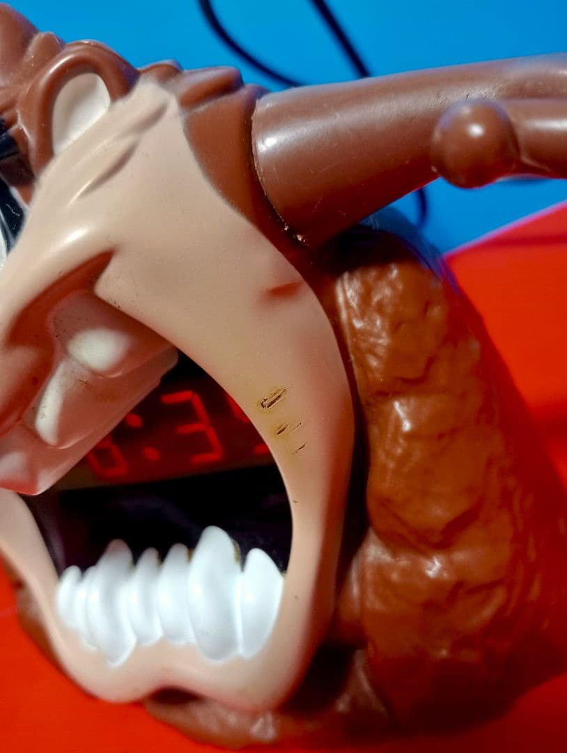 1995 タスマニアンデビル タズ 電子アラーム時計