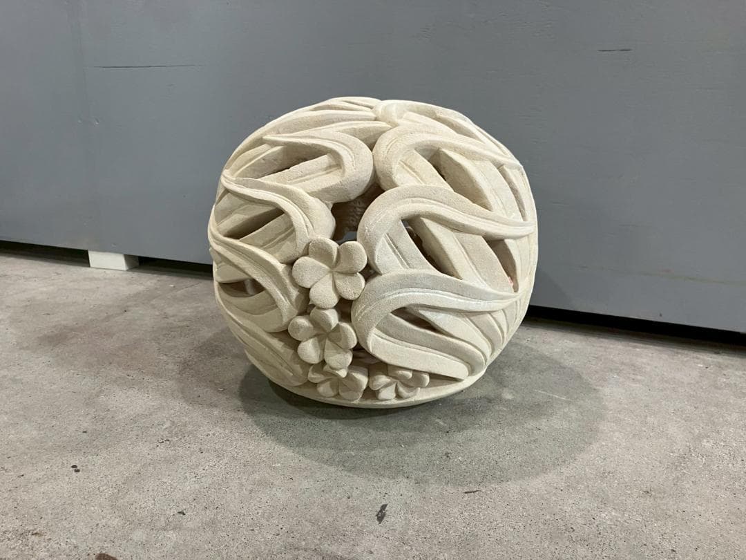 バリ島石材 パラスストーン ガーデンライト ガーデンランプ 照明 大 RW449