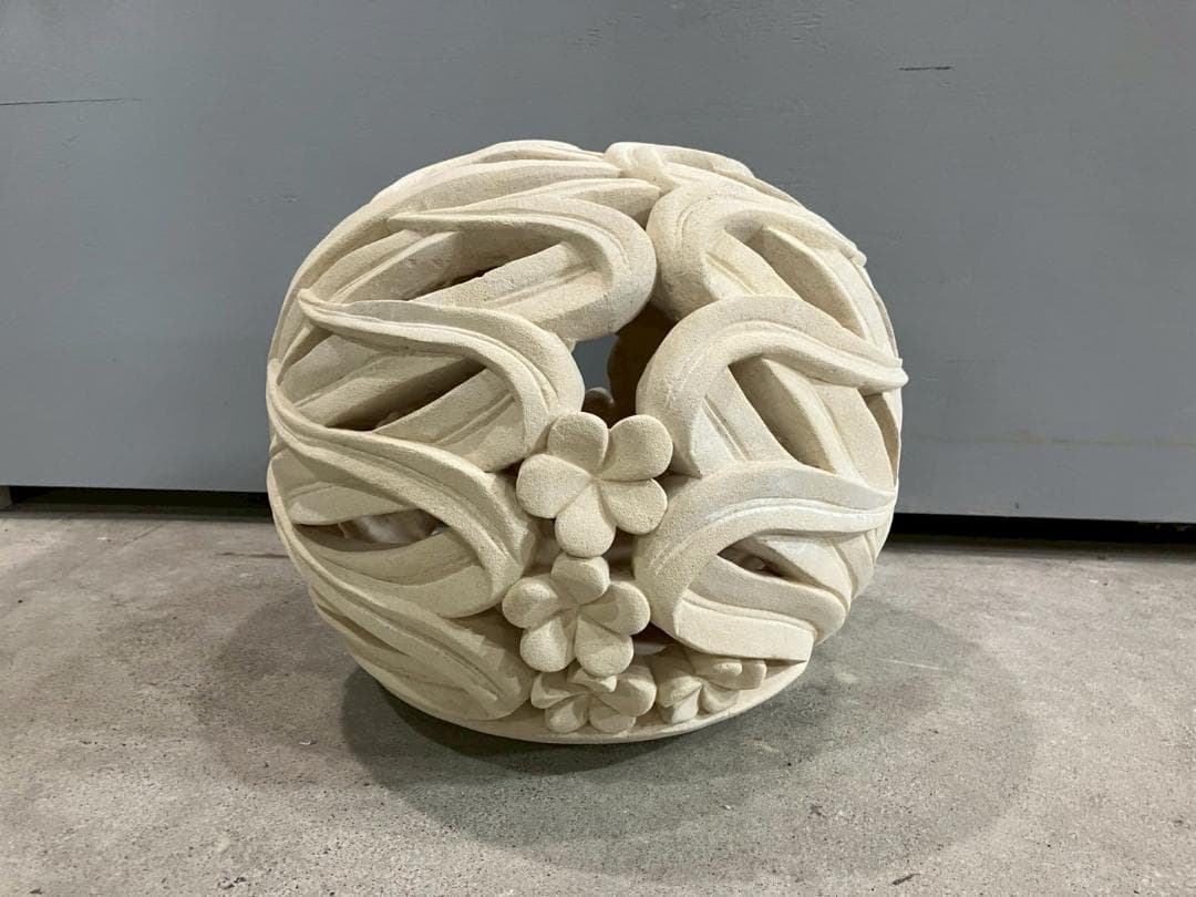 バリ島石材 パラスストーン ガーデンライト ガーデンランプ 照明 大 RW449