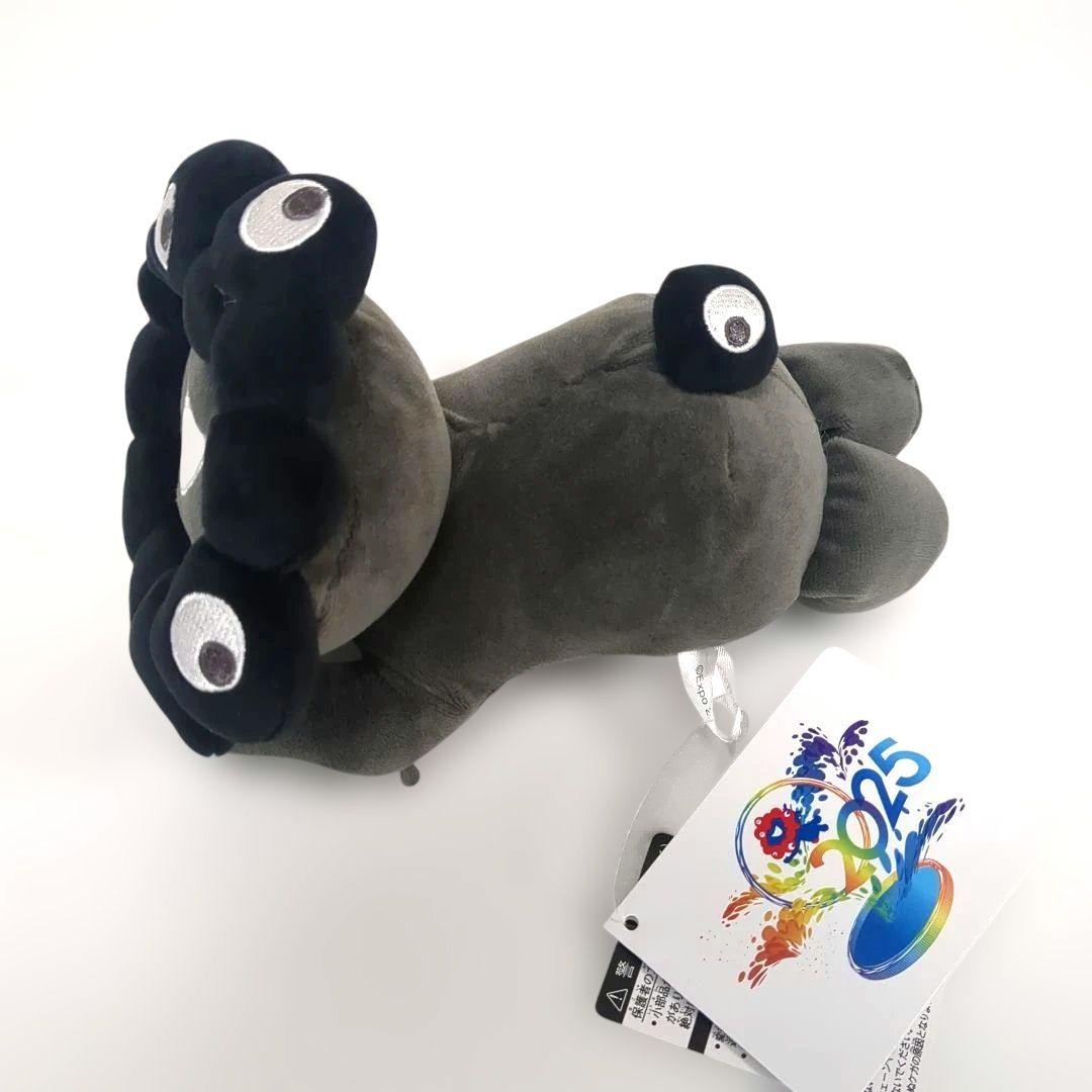 黒ミャクミャク　這い型ぬいぐるみSMLサイズ　3点セット