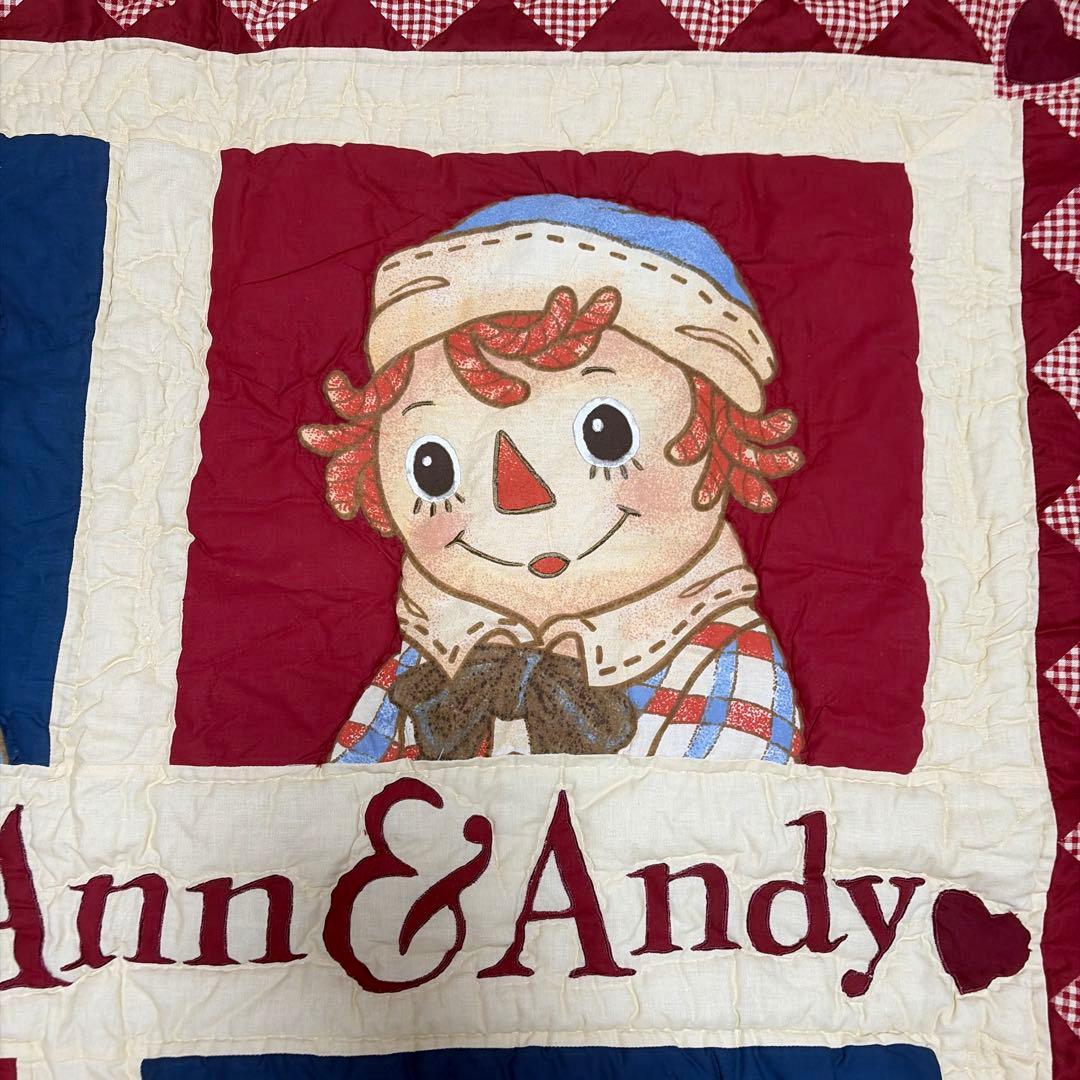 ラガディアン&アンディ　パッチワーク ラグ マット タペストリー